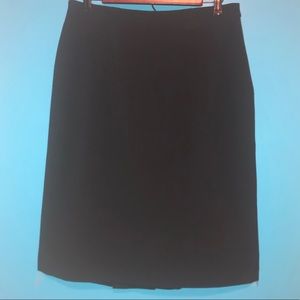 Investments KneeLength Black Business Pencil Skirt